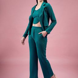 DressBerry Long Sleeve Blazer With Top & Trousers Co-Ord-picture-46