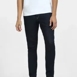 Jack & Jones Dark Navy Regular Fit Low Rise Jeans-image-92