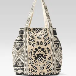Anouk Ethnic Motifs Structured Tote Bag image 4