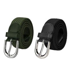 Niddleman Men Pack of 2 Braided Stretchable Belt-image-86