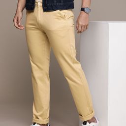 WROGN Men Slim Fit Chinos Trousers-image-103