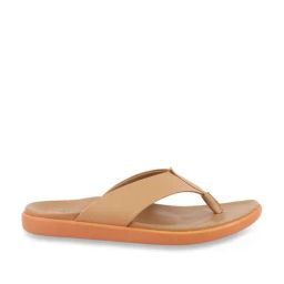 MediFeet Men's Beige Thong Sandals-picture-42