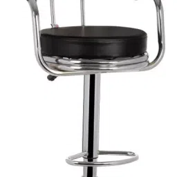 Chair Garage Black Bar Stool Leatherette Bar Stool AM02-image-48