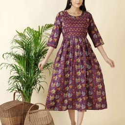 Moda Rapido Women Ethnic Motifs Printed Anarkali Kurta-picture-37