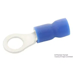 MULTICOMP PRO Ring Crimp Terminals CRIMP TERMINAL, RING, 4MM, BLUE, PK100, RVES2-4 (Pack of 100)-picture-10