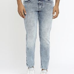 Basics Men Blade Fit Low-Rise Heavy Fade Stretchable Jeans-image-25