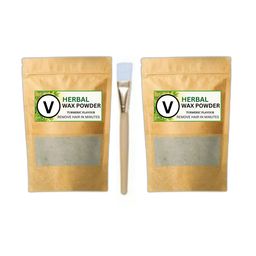 VENVO Set Of 2 Turmeric Herbal Wax Powder With Brush- 100 g Each-image-42