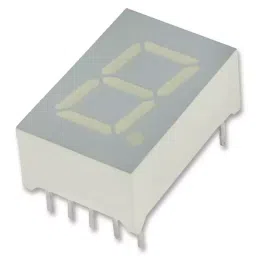 KINGBRIGHT Display, LED, 0.5", Red, Anode, SA05-11EWA (Pack of 5)-72