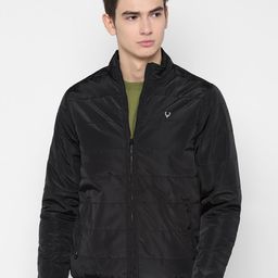 Allen Solly Men Black Solid Padded Jacket-picture-27