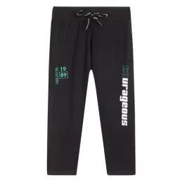 Cantabil Kids Black Printed Trackpants-picture-40