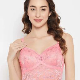 Clovia Pink Bralette Bra-picture-11