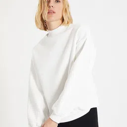 Trendyol High Neck Long Sleeves Sweatshirt-image-67