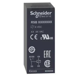 Schneider Electric RSB Interface Relay 10 mA , RSB2A080BD image 2