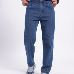 glitchez Men Sustainable Styles Pleated Tapered Fit Jeans-image-83