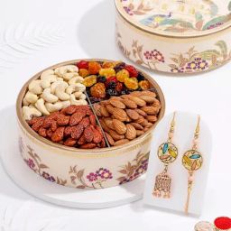 Elegant Bhaiya Bhabhi Rakhi And Delights Combo-image-6