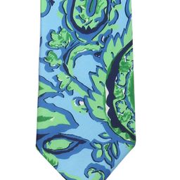 PELUCHE Blue Printed Broad Tie-image-120