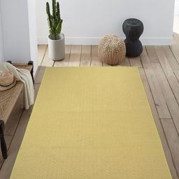 Saral Home Lime Green & Beige Woven-Design Anti-Skid Carpet-image-85