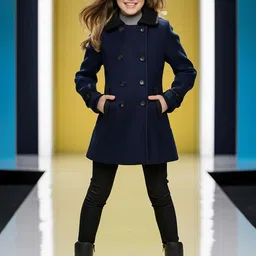 Naughty Ninos Girls Double-Breasted Pea Coat-image-52