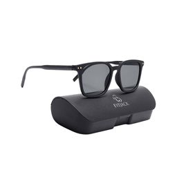 Eyejack Unisex Square Sunglasses with UV Protected Lens 15902CL1056-15