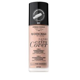 Deborah Milano 24Ore Extra Cover 2 in 1 Foundation & Concealer 35.2 g - 01 Fair-53