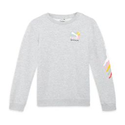 Puma Kids Light Grey Textured Full Sleeves Sweatshirt-image-13