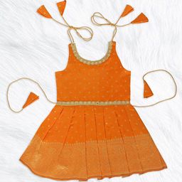 UFB Polka Dot Print Jacquard Fit & Flare Dress-image-77
