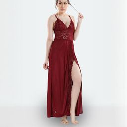 Dreambe Women Satin Baby Dolls-picture-13