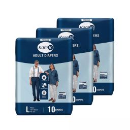 KareIn Premium Unisex Large Adult Diapers 40- 55 inch, 56027 (Pack of 3)-image-37