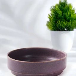 Fabindia Home Dhumra Purple Ceramic Serving Bowl (650 ml)-image-24