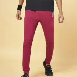 Ajile by Pantaloons Maroon Slim Fit Printed Joggers-image-81