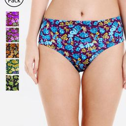 Bodycare Women Pack of 6 Assorted Hipster Briefs 3800D-6PCS-image-88