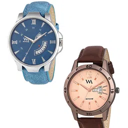 WM Men Set of 2 Analogue Watches DDWM-044-34kjo-2