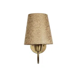 Fos Lighting Gooseneck Brass Swivel Wall Sconce - SwivelConeAntq-BrocadeShade-WL1-image-72