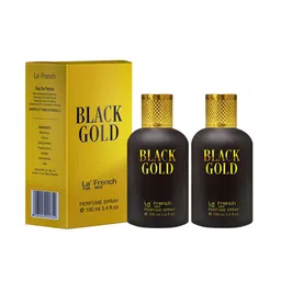 La French Men Set of 2 Black Gold Eau De Parfum - 100 ml Each-23