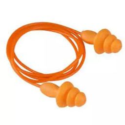 3M 1270 18 dB Reusable Orange Ear Plug (Pack of 100 Pcs)-1