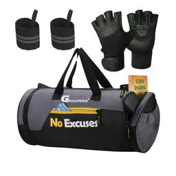 GROUPERS Printed Medium Foldable Sports or Gym Duffel Bag-image-51