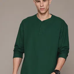 The Roadster Lifestyle Co. Men Henley Neck Sweatshirt-picture-18