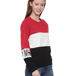 3Pin Multicolor Cotton Regular Fit Color Block Sweatshirt - Pack of 2 image 3