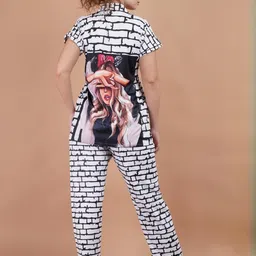 GuSo Shopee Women Multi Cotton Blend Night suits-image-18