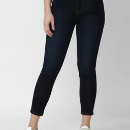 Van Heusen Navy Cotton Mid Rise Jeans-image-84