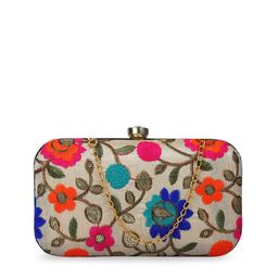 Anekaant Multicoloured Embellished Clutch-19