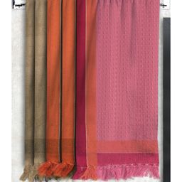 Athom Living 100% Premium Cotton Waffle Border Bath Towels Pack Of 5 - Multicolor-image-66