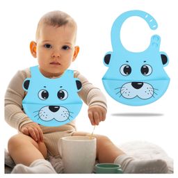 Bembika Adjustable Feeding Bib: Apron for Baby Feeding, Perfect for New Born Babies (0-6 Months) and Infants (6-12 Months) - Compact, Stylish, and Essential for Mess-Free Meal Times(Blue Tiger Fandou)-picture-20