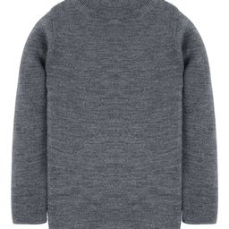 RVK Full Sleeves Solid Stretchable Skivvy Pullover Sweater - Dark Grey-picture-46