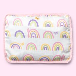 Fancy Fluff Organic Rai Pillow - Rainbow Dreams-10
