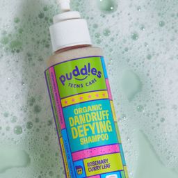 Puddles Teens Care Organic Dandruff Defying Shampoo 11+ yrs - Sulphate-Free, Curry leaf & Rosemary- 100 ml-16