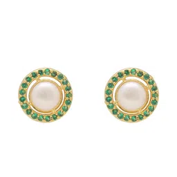 Sri Jagdamba Pearls Dealer Contemporary Hoop Earrings-54