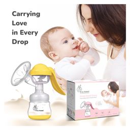R for Rabbit First Feed Manual Breast Pump with 2 Level Suction Adjustment & Soft and Gentle Silica Pad - Yellow image 5