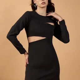 Kibo Crepe Formal Sheath Dress-image-39