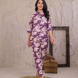 ZARI Printed Shirt & Trousers Co-OrdsSet-image-38